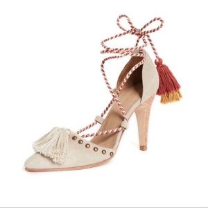 Ulla Johnson Valentina in Taupe Heels Size 39